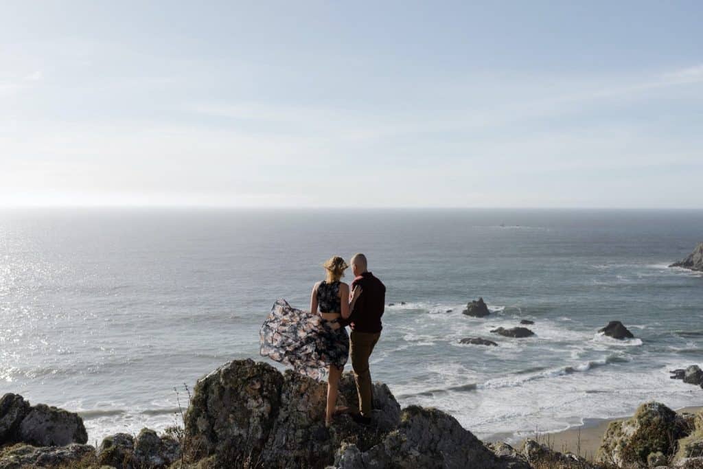 Goat Rock Beach Jenner Engagement session