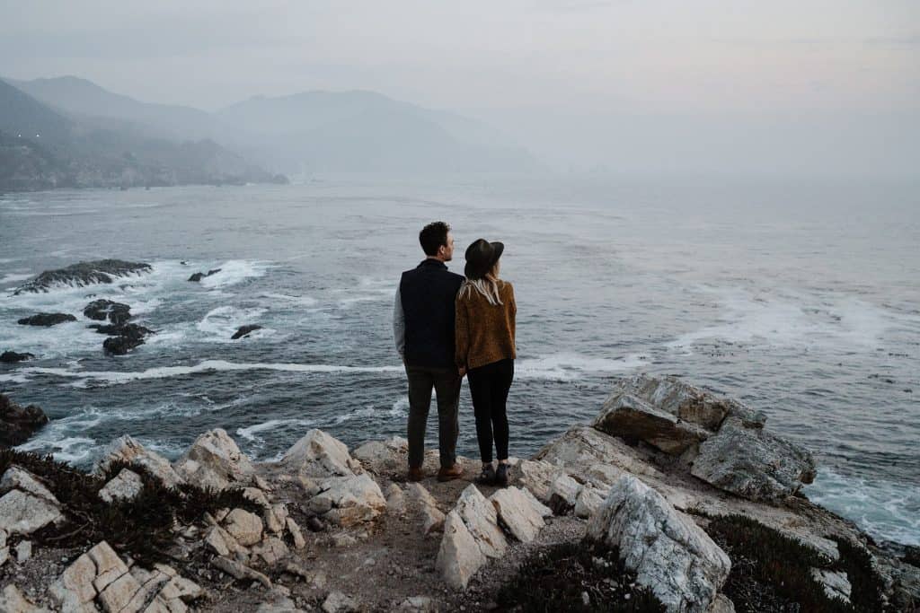Big Sur Engagement Photos Bay Area wedding photography
