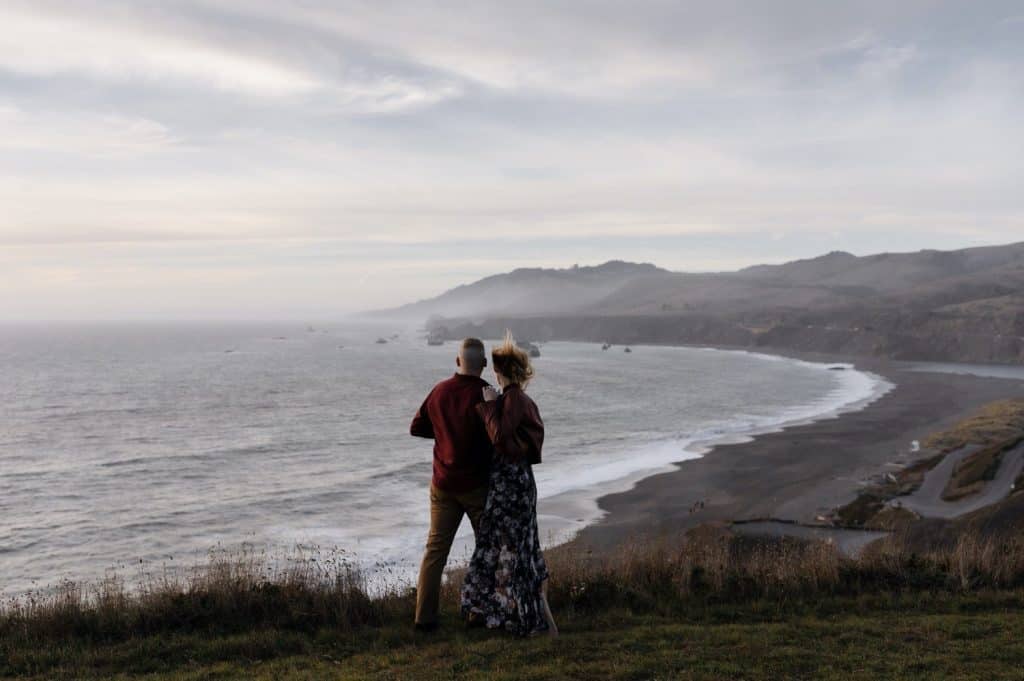 Goat Rock Beach Jenner Engagement session