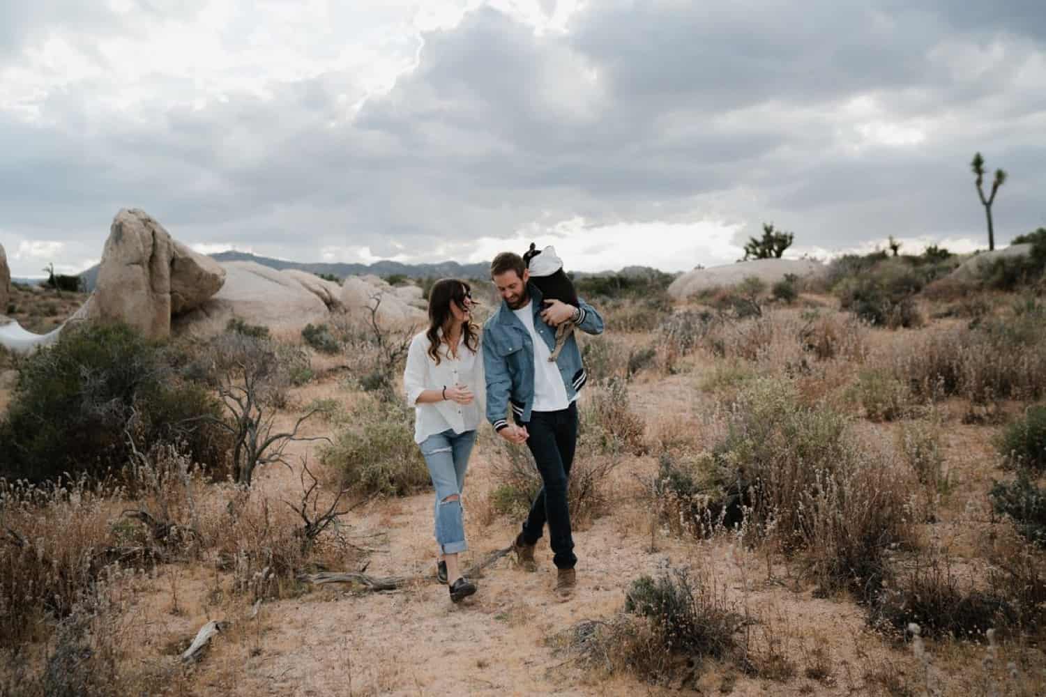 Lifestyle Relaxed Pioneertown Couple Session