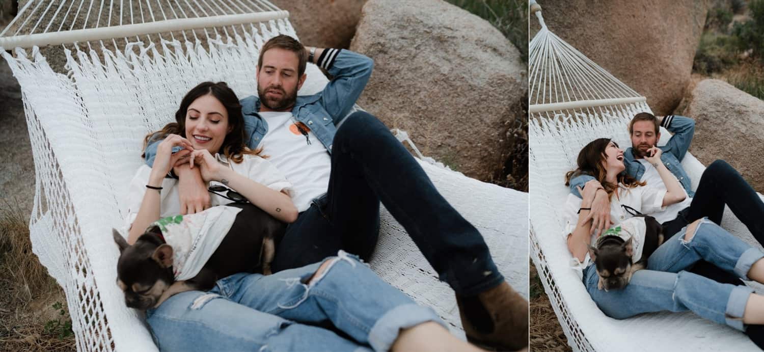 Lifestyle Relaxed Pioneertown Couple Session