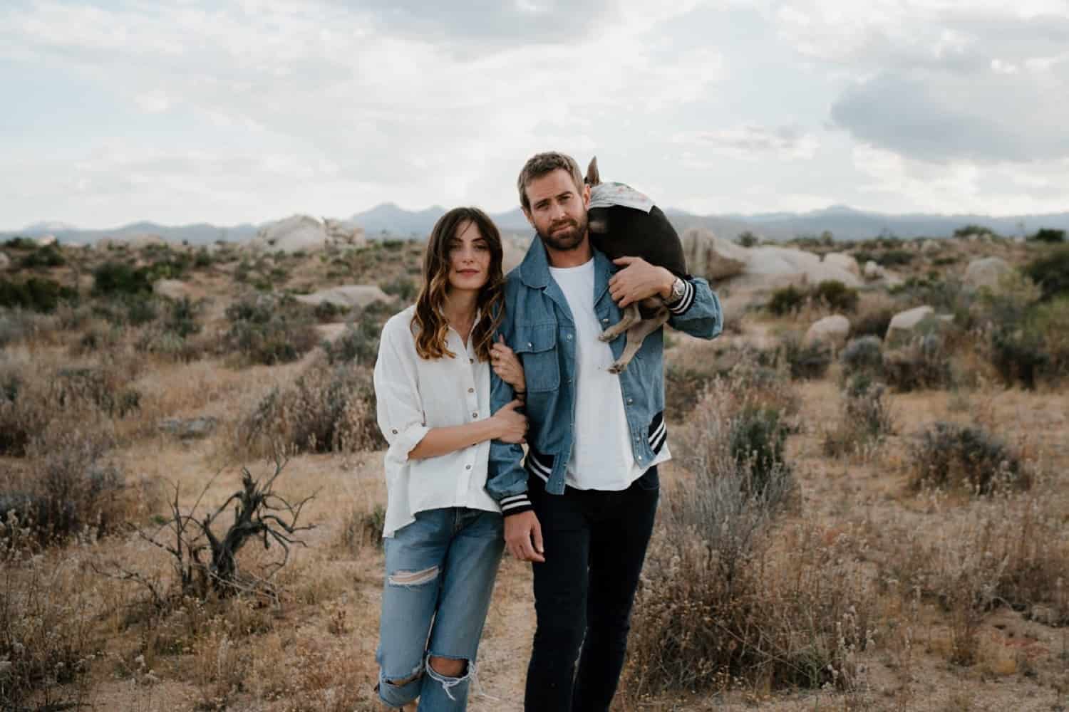 Lifestyle Relaxed Pioneertown Couple Session