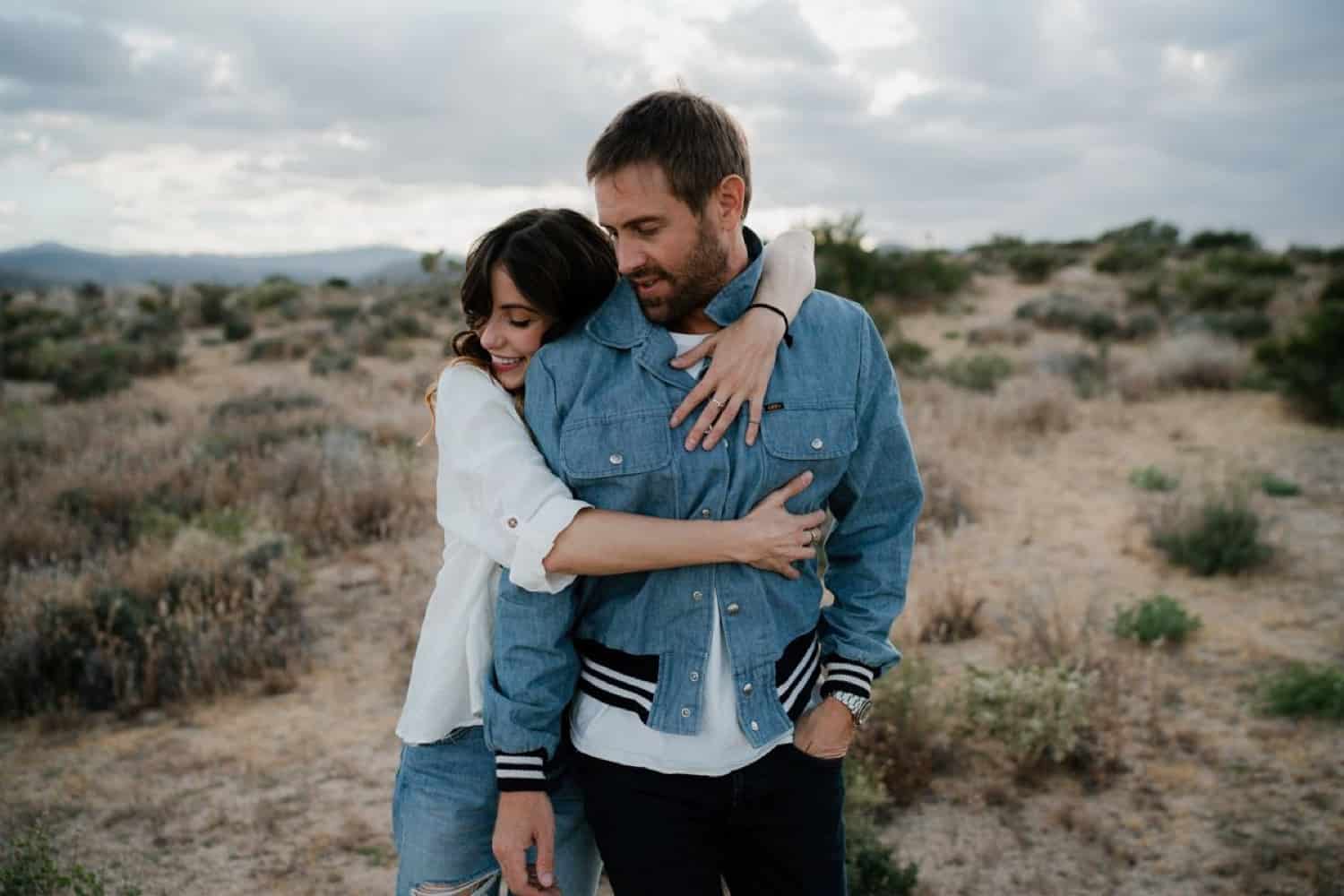 Lifestyle Relaxed Pioneertown Couple Session