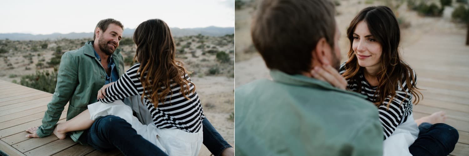 Lifestyle Relaxed Pioneertown Couple Session
