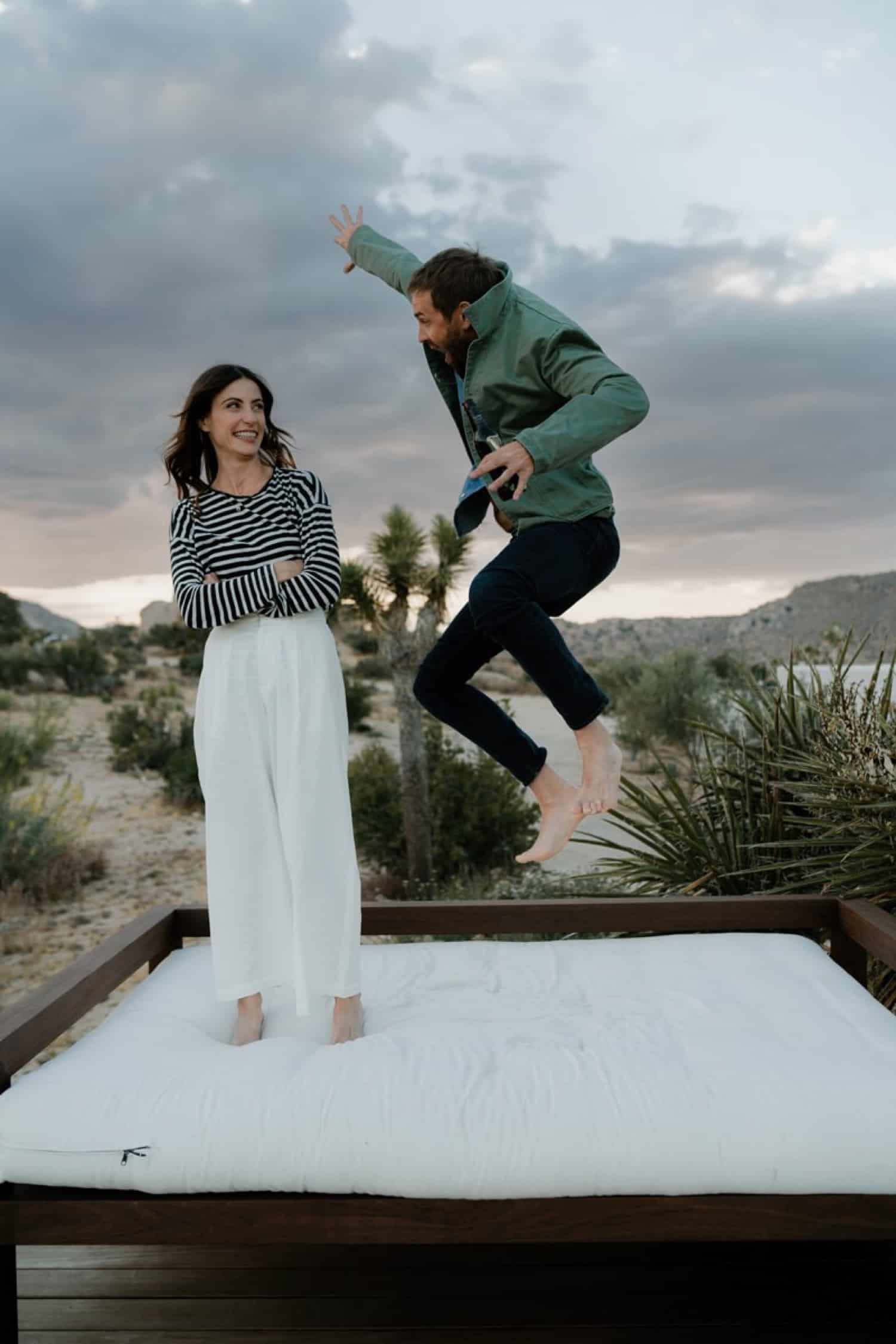 Lifestyle Relaxed Pioneertown Couple Session