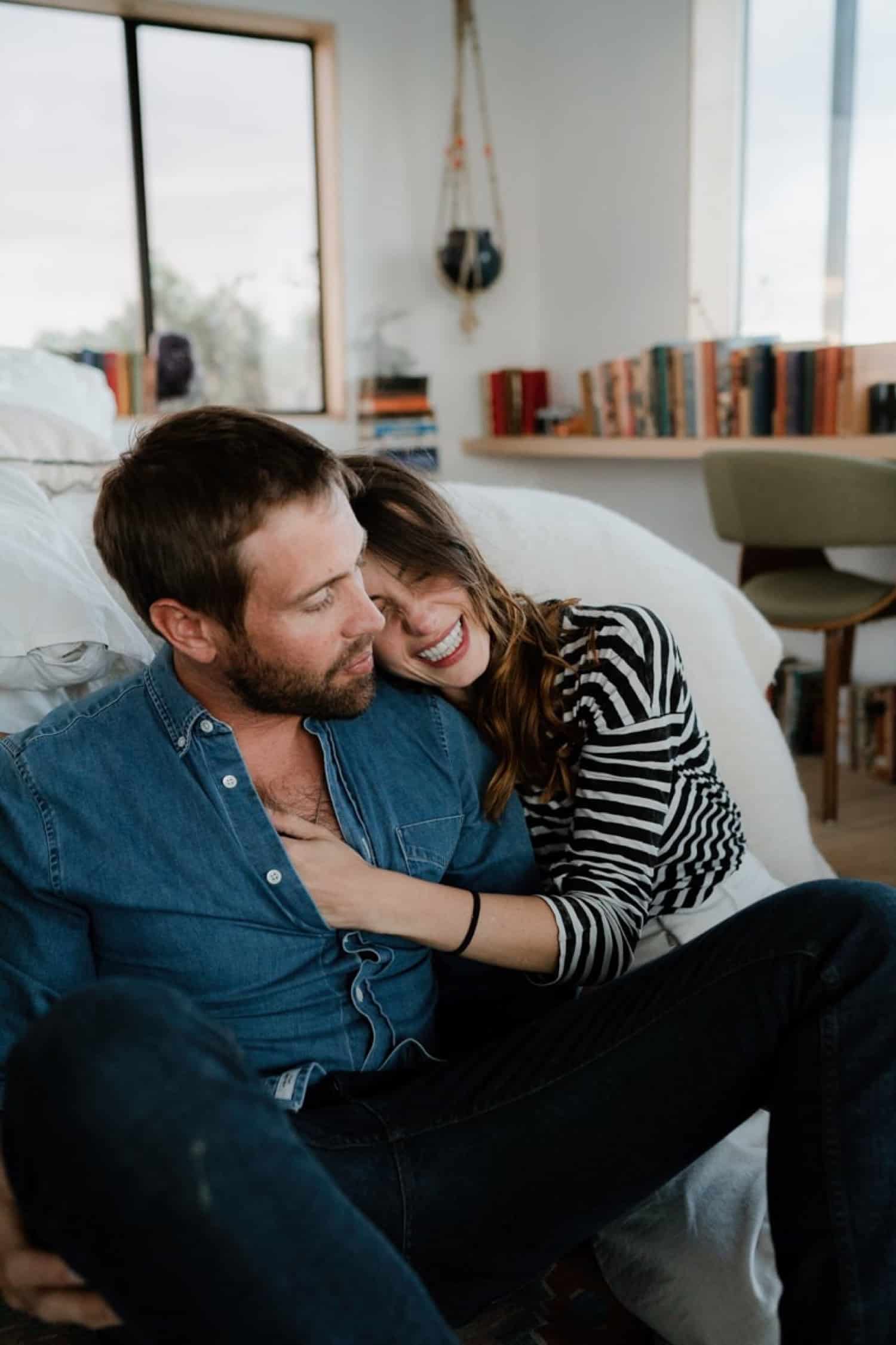 Lifestyle Relaxed Pioneertown Couple Session
