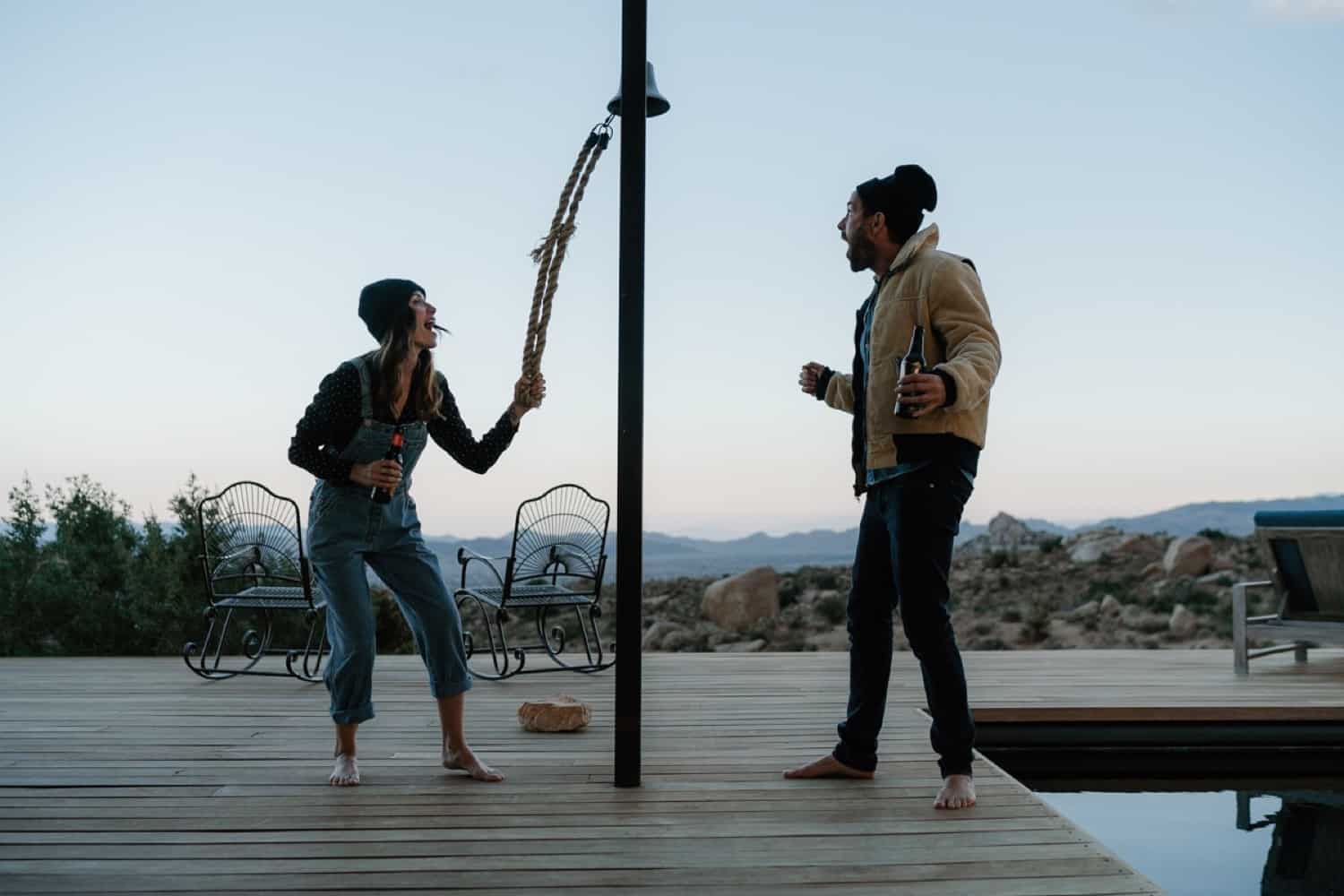 Lifestyle Relaxed Pioneertown Couple Session