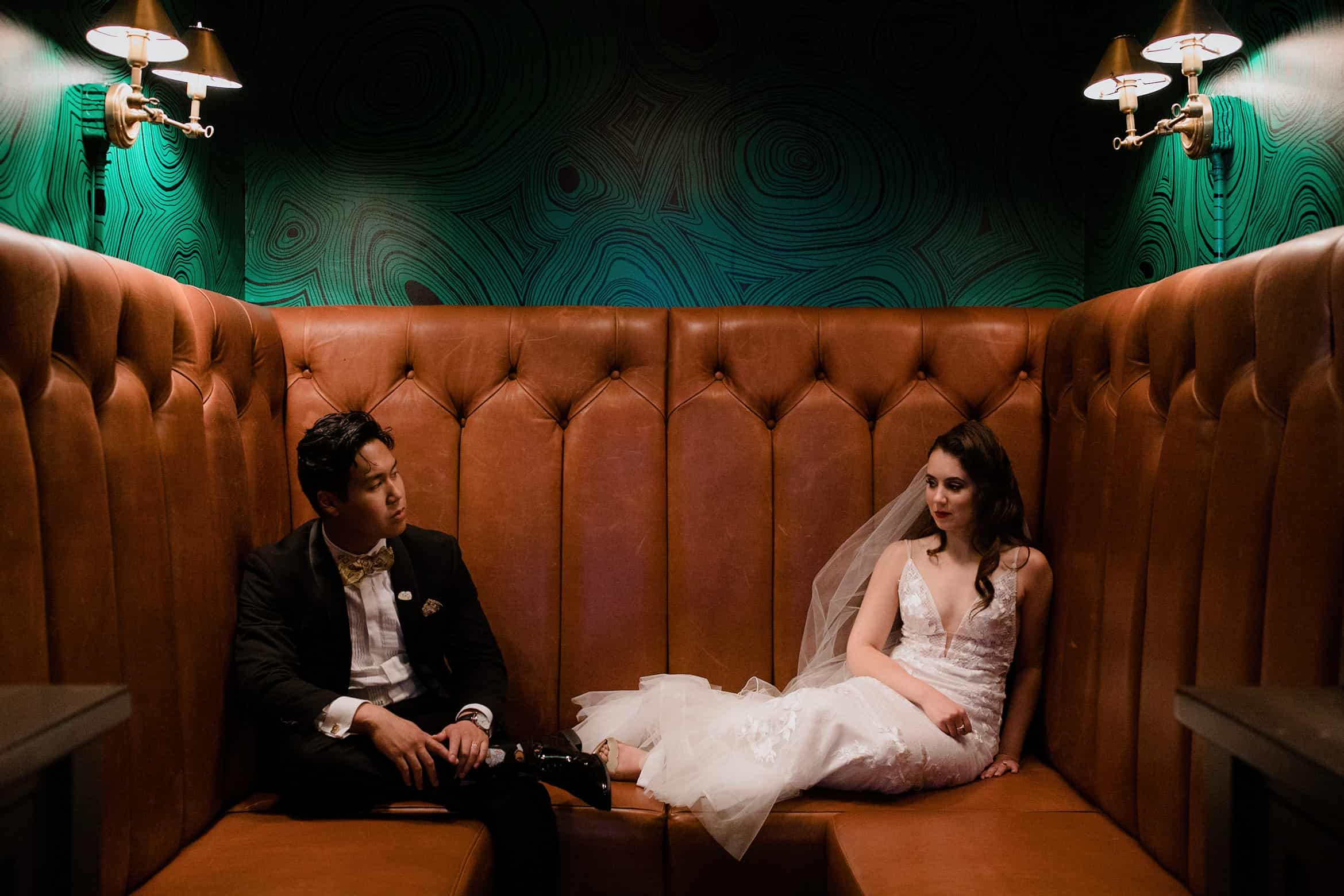 Elopement portrait at the Wayfare Tavern in San Francisco