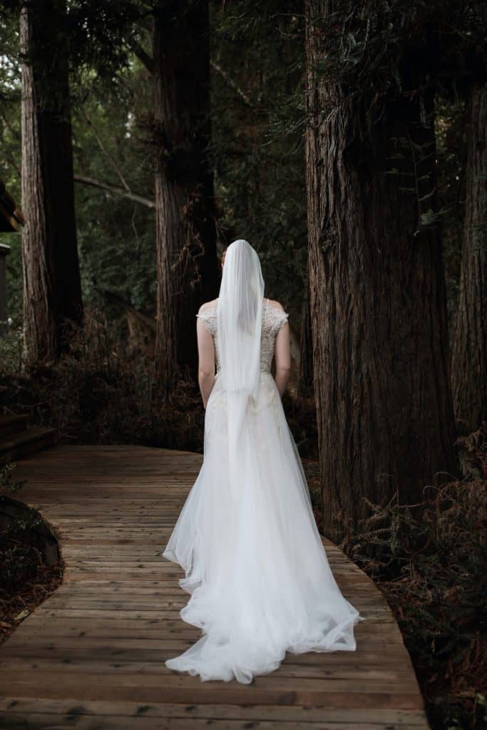 Intimate Outdoor Art Club Wedding Mill Valley