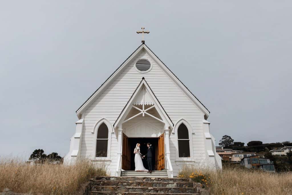 Intimate Old St. Hilary’s Chapel Wedding in Mill Valley