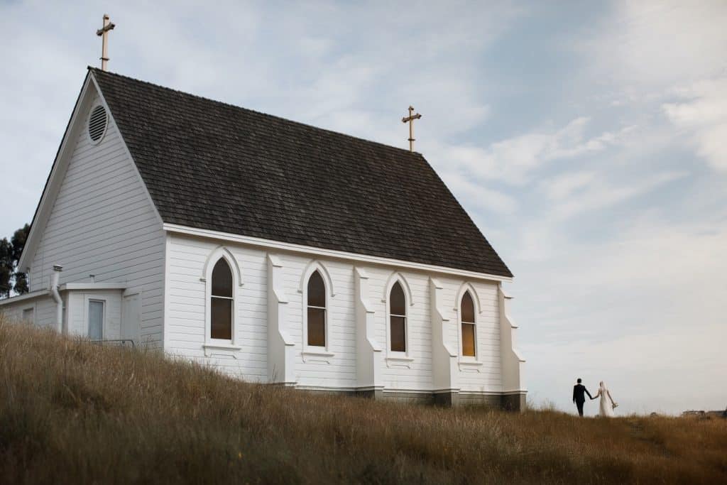Intimate Old St. Hilary’s Chapel Wedding in Mill Valley