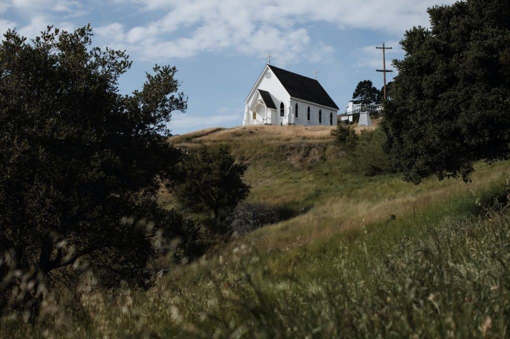 Intimate Old St. Hilary’s Chapel Wedding in Mill Valley