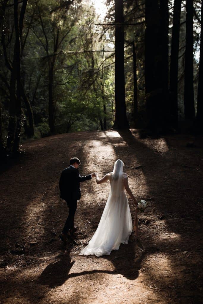 Intimate Outdoor Art Club Wedding Mill Valley