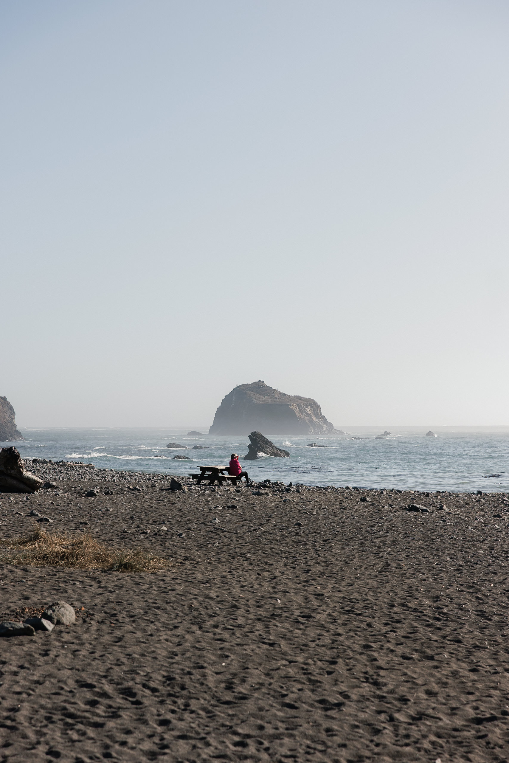 Mendocino Beach Wedding Photographer | Scenic Ocean Views | Clear Sky, Unique Wedding Shots.